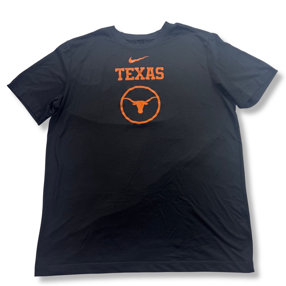 Nike Texas Longhorns KD Kevin Durant Dri-FIT Graphic Tee Mens Black Large L